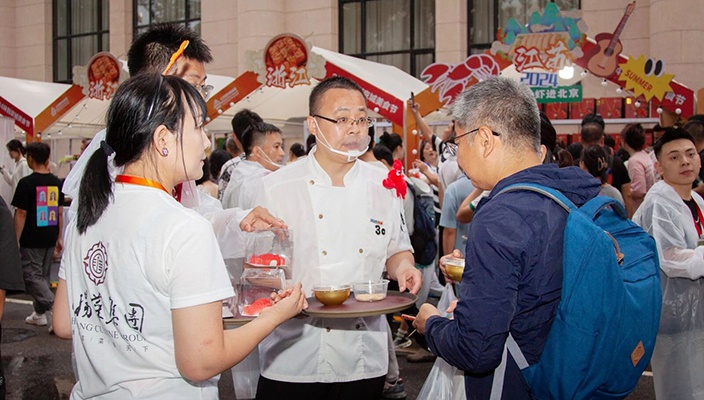 以食為媒，淮揚菜品鑒堂受邀參展“北京國際美食薈”